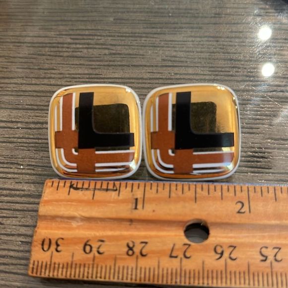 Vintage Avon 1987 “Porcelain Expressions” Diamond Shaped with Brown & Black - Picture 14 of 16